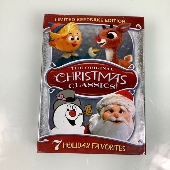The original Christmas Classics DVD Set 7 Holiday Favorites + Holiday Music EUC - Picture 1 of 9